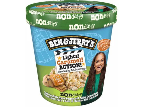 B&J Lights Caramel Action Non Dairy