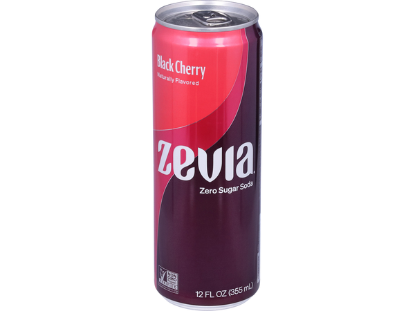 Zevia Black Cherry Soda Zero Sugar