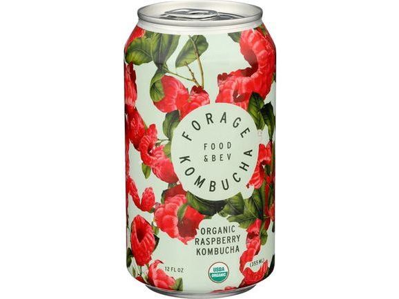 Forage Raspberry Kombucha