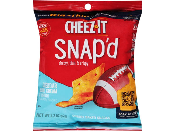 Cheez-It Snap'd Cheddar Sour Cream & Onion 2.2oz