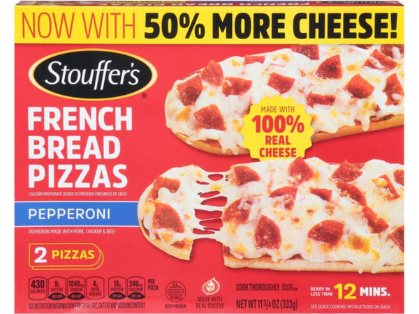Stouffer's French Bread Pepperoni Pizza 2pk
