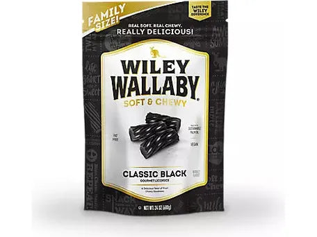 Wiley Wallaby Classic Black Licorice 7.05oz