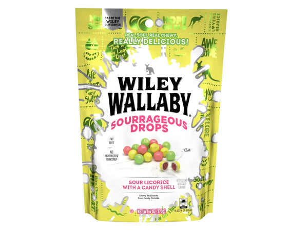 Wiley Wallaby Sourrageous Drops 6oz