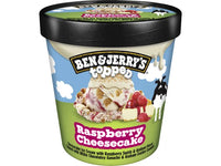 B&J Topped Raspberry Cheesecake