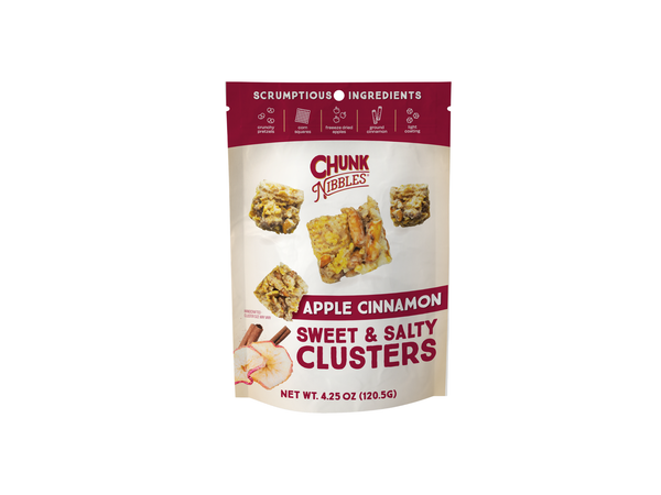 ***Chunk Nibbles Apple Cinnamon 4.25oz