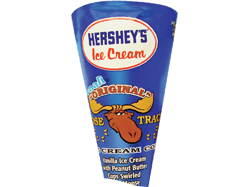 Moose Tracks Hershey's Ice Cream Cone