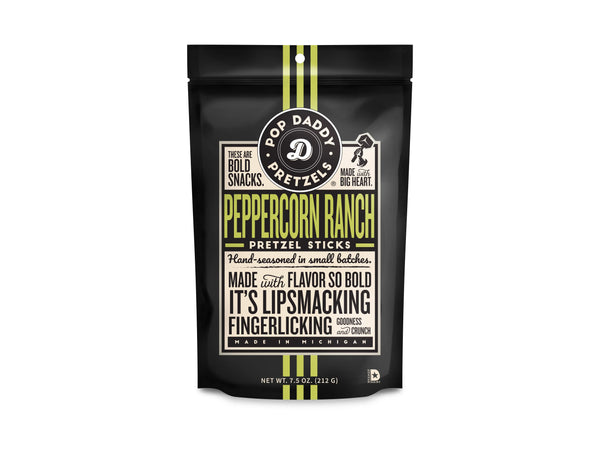*Pop Daddy Peppercorn Ranch Pretzels 7.5oz