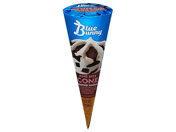 Blue Bunny Brownie Sundae Cone