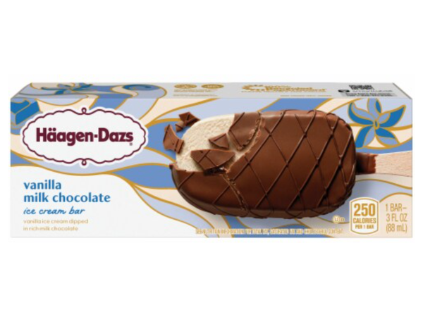 Haagen Dazs Vanilla Milk Chocolate Bar