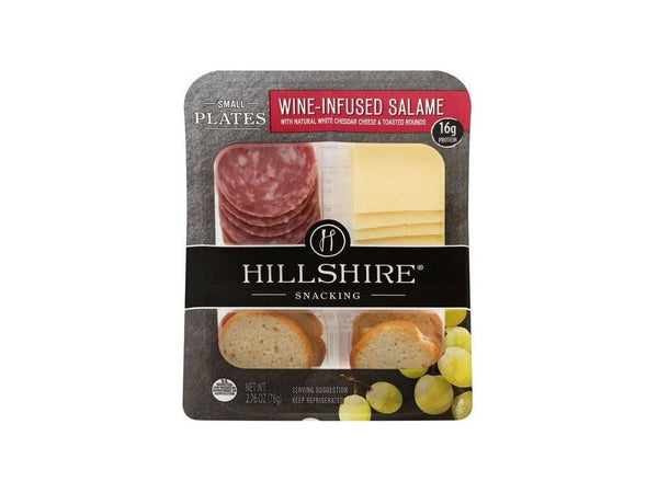 Hillshire Plate Wine Salami Cheddar