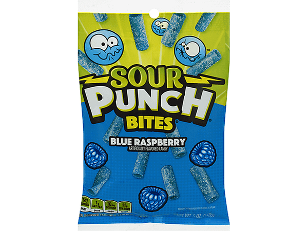 Sour Punch Bites Blue Raspberry