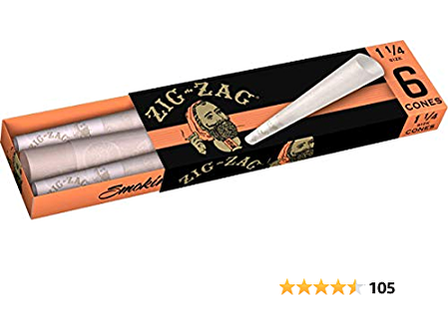 Zig Zag 1 1/4 Cones 6 pack