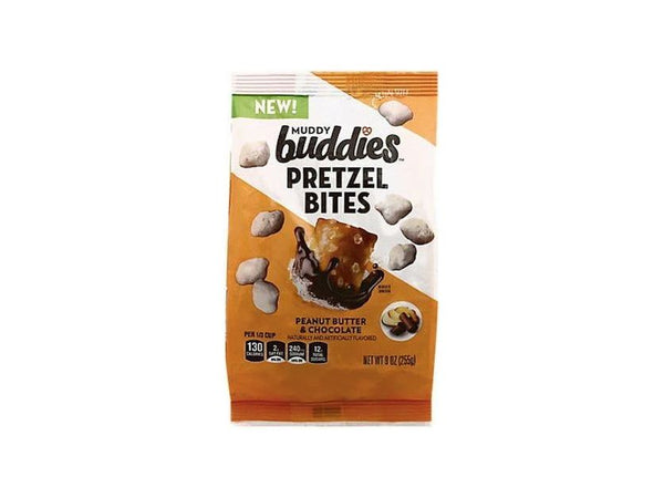 Muddy Buddies PB & Chocolate Pretzel Bites