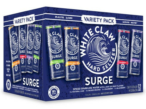 White Claw Surge Variety Pack Hard Seltzer (12 pk)