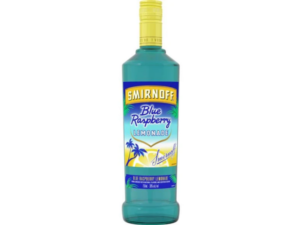 Smirnoff Blue Raspberry Lemonade Vodka (750mL)