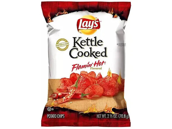 Lays Kettle Cooked Flamin' Hot