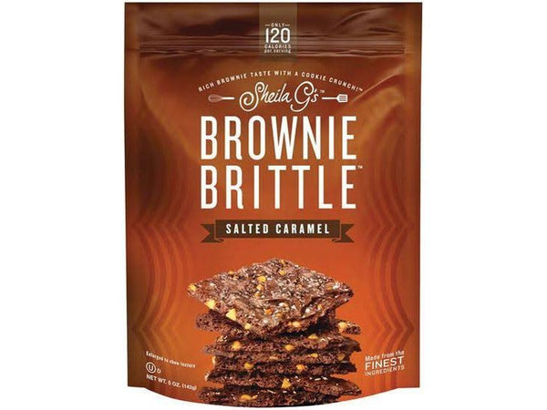 Salted Caramel Brownie Brittle