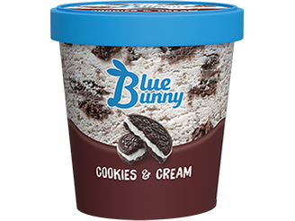 Blue Bunny Cookies & Cream