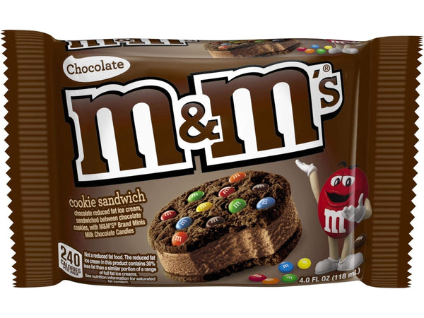 M&M Chocolate Cookie Sandwich